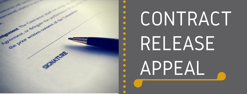 Contract Release Appeal