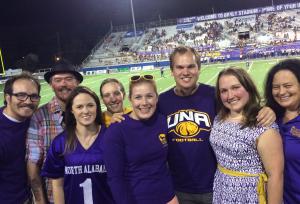 Dr. Stovall with Math faculty