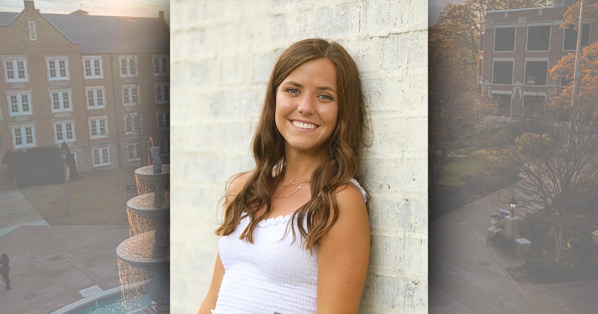 Ashlyn Anderson is in the Cole Honors College and is also a student-athlete.