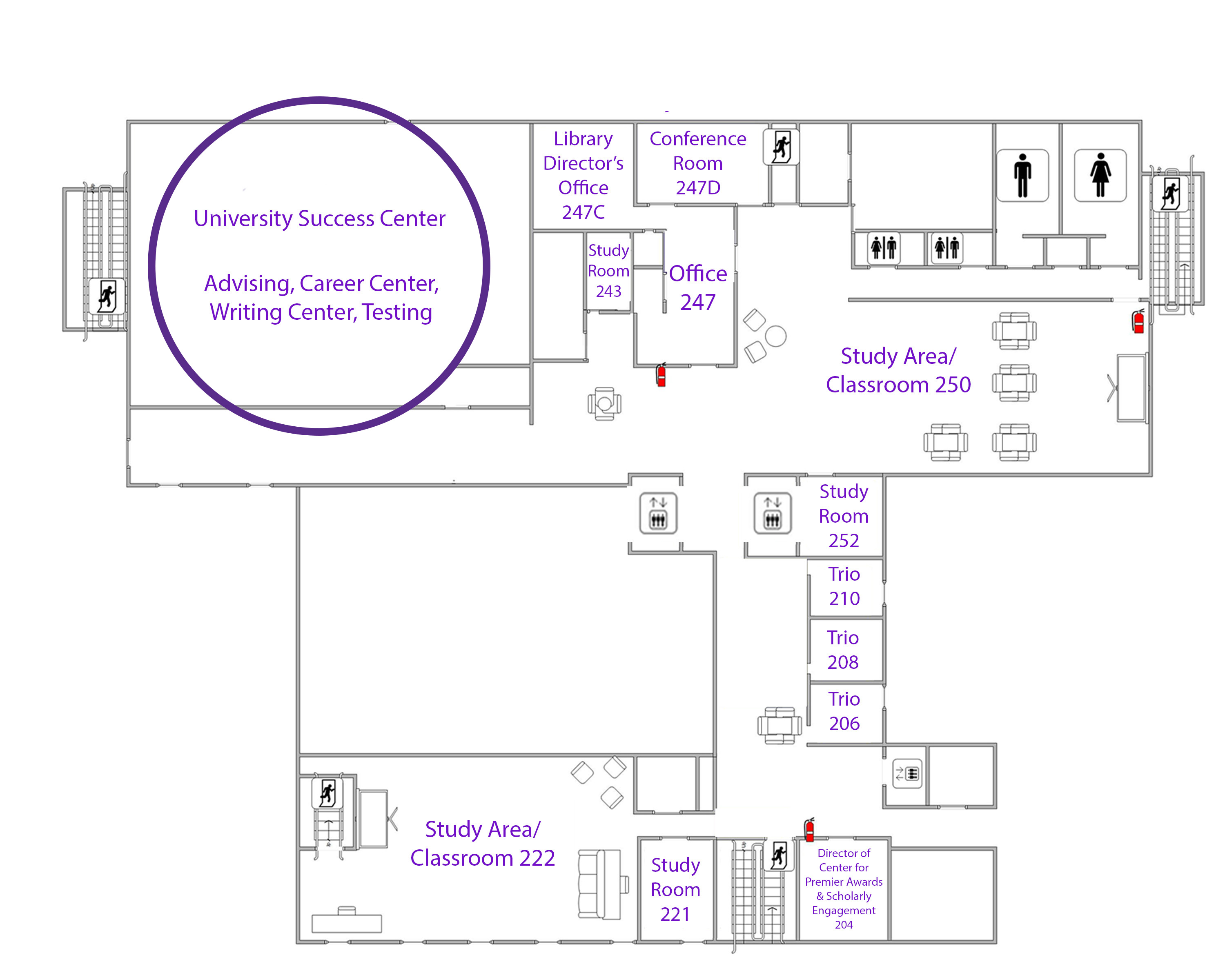directions in library